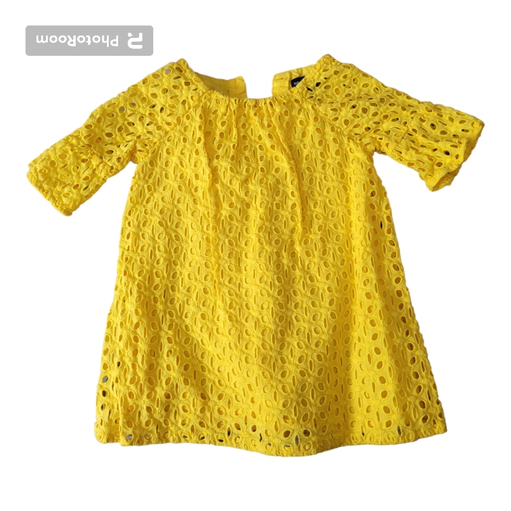 Baby‎ GAP Sunflower Yellow Cotton Eyelet Dress